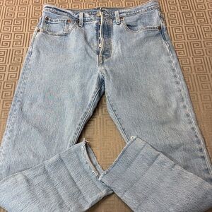 Levi Women’s 501 button fly Jeans